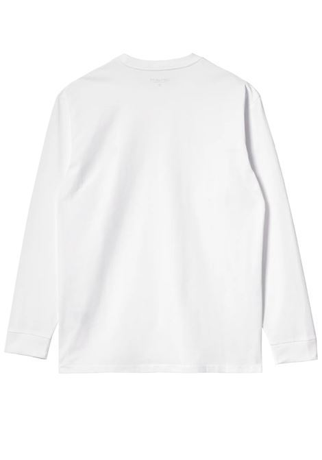 t-shirt ls chase uomo white CARHARTT WIP | I02639200R.XX